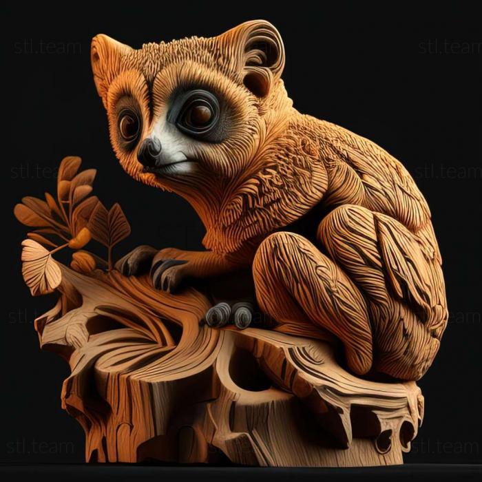 3D model Ptilocnemus lemur (STL)